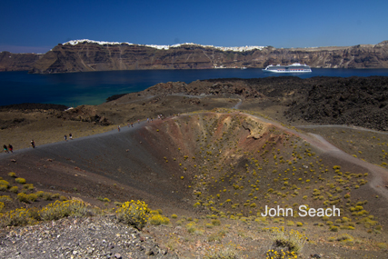 santorini volcano