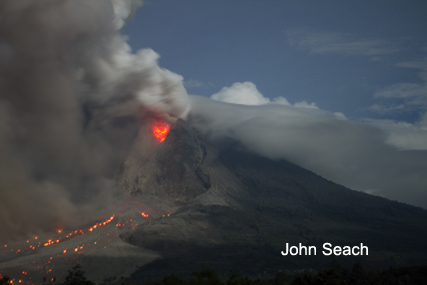 sinabung eruption 2014
